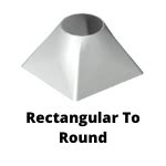 sheet metal transition layout|rectangle to round transition calculator.